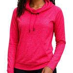 90 Degree by Reflex Hot Pink High Neck Hoodie Medium Photo 0
