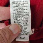 Vintage Casual Corner 90s Red & Black Damask Sleeveless Crop Top Size Small Photo 6