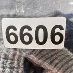 Madewell  Striped Knit Sweater Vest Small Gray Navy V-Neck Cotton Photo 9