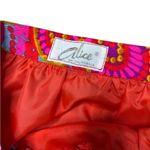 60s Vintage ALICE of California Cocktail Party MCM Floral Vivid skirt Pink Size XS Photo 2