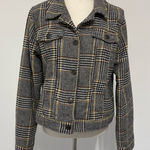Stoosh  Plaid Houndstooth Jacket Sz XL Photo 0