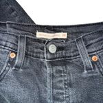 Levi Strauss Ribcage Straight Ankle Jeans Black Button Fly Women's Size 28 Photo 8