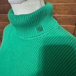 Ralph Lauren Lauren  Woman’s Ribbed Knit Turtleneck Sweater 2X Cotton Kelly Green Photo 1