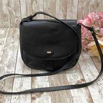 Vintage BALLY Black Leather Crossbody Bag Photo 0
