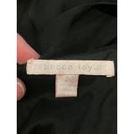 Rebecca Taylor  Shirt Womens 6 Black Silk Beaded Embellished Flowy Tank Top Photo 5