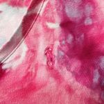 Ralph Lauren XL Top Handmade Tie Dye Pink Blue Spiral Festival Boho Artsy 1754 Photo 3