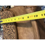 Simply Noelle  Shoulder Bag Crossbody Purse Boho Faux Leather Handle Strap 11x10 Photo 9