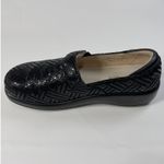 Alegria  Keli Professional Clogs Women's Size 38 Black Embossed Leather Slip On‎ Photo 5