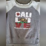 California Republic Varsity Sweatshirt Women's Sz M Gray Size M Photo 11