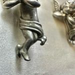 JJ Jonette removable cherub silver tone earrings Photo 9