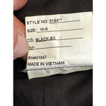 Social Bridesmaids Maxi Gown Dress Bow Accent Lined Sleeveless Black W 16 NWOT Photo 7