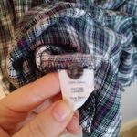 Madewell  Size Small Cotton Flannel Thick Winter Fall Long Sleeve Button Up Green Photo 3