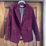 Boden Velvet Blazer Maroon size 4 Photo 0