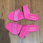 Guess  Fuchsia Double Strap Sandals Photo 1
