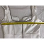 AQUA  White Mini Dress Rhinestone Trim Square Neck Party Cocktail‎ XS Photo 7