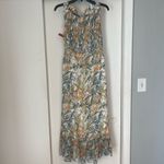 NWT SACHIN & BABI Anastasia Dress Sunshine/Teal Bouquet Midi Floral Dress 2 Green Photo 3