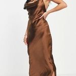 ASOS  Brown One Shoulder Gown for Wedding Guest Photo 1