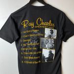 Vintage Y2K Ray Charles Jamie Foxx Movie Tee Black Small S T Shirt Graphic Solid Photo 14