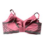 Honeylove Silhouette Bra Wireless velvetine flocking Fig Size 3X 44DD Purple Photo 7