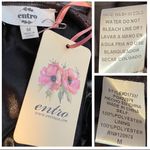 Entro Red Dress  Glean On Silver Ash Ruffle Yoke Mini Dress Metallic Silver M J Photo 10