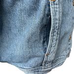 Banana Republic Vintage Denim Trucker Jacket Flannel Lined, Sz S Photo 9