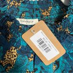 Sunday Up NWT Paisley Print Long Sleeve Dress $62 retail Green Photo 4