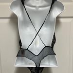 Victoria's Secret Victoria’s Secret Black Stretch Lace Teddy  Photo 4