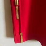 Calvin Klein Red Shirt Dress with Waist Tie Photo 5