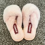 Sorel  Soft Pink Fur Plush Slippers Photo 2