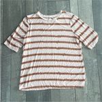 Nine West Soft Spun Size Large Casual Preppy T-Shirt Photo 3