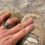 On Running Cloud Hi Sneaker Size 8.5 Womens Tan Tennis Shoes Photo 6