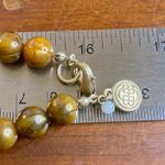 Dana Buchman 0115 Acrylic Tiger's Eye Graduated Bead Necklace w/Pave Bands Photo 4