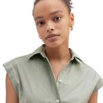 Everlane THE SUPIMA COTTON SHORT-SLEEVE SHIRT DRESS NWT 10 Photo 1