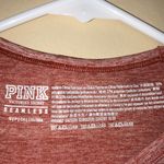 Victoria's Secret PINK Victoria’s Secret Women’s Seamless Athletic Red Cropped Long Sleeve Shirt Photo 5