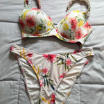 Shade & Shore  Floral Bikini Size 38 DD and XL Photo 0