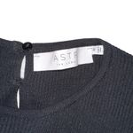 ASTR The Label Felice Long Sleeve Back Cut Out Sweater Black Bodysuit MEDIUM Photo 4