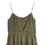 Banana Republic NWT  Tigers Eye Green Strappy Midi Dress Size 10 Spaghetti Strap Photo 11