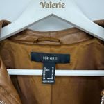 Forever 21  Brown Faux Leather Zip Jacket Classic Size Medium Photo 11