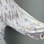 Young Fabulous and Broke Women Jillian Asymmetric Midi Dress S Small White Tie Dye Photo 2