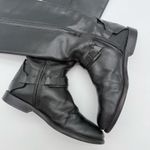 Tory Burch Colton Leather Equestrian Riding Knee High Zip Up Boots Black Size 8 Photo 5