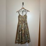 Banana Republic  Linen Midi Dress‎ Vintage Floral Photo 1