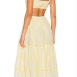 Tularosa  Eleanora Embroidered Dress in Mellow Yellow Large Photo 1