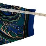 Catherines Catherine’s Green Blue Boho Midi Shift Dress 1X  Artsy Stretch Bohemian Floral Photo 7