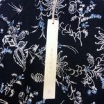 Caslon Blue Linen Blend Wide Leg Crop Pants - Size Medium Photo 9