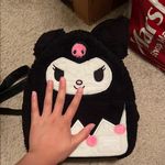 Lounge Fly Sanrio Kuromi Black and White Backpack with Pink Details Photo 3