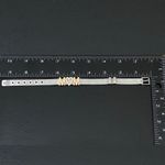 MOM Stainless Steel Mesh Slider Belt Buckle Clasp Bracelet 22.1g Photo 11