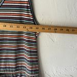 Eddie Bauer  Striped Tank Dress Size Small Drawstring Waist‎ Cotton USA Casual Photo 1