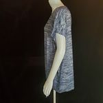 Lou & grey Blue Marled Short Sleeve Top (XL) Photo 2