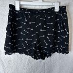 Anthropologie E by Eloise arrow print scalloped shorts size medium Photo 0