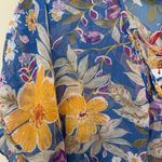 Hayden  blue floral sheer swim cover-up size S/M NWT Photo 8